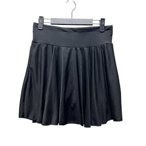 Shein Black Pleated Mini Skirt High Waisted Lightweight Circle Skirt Size Large